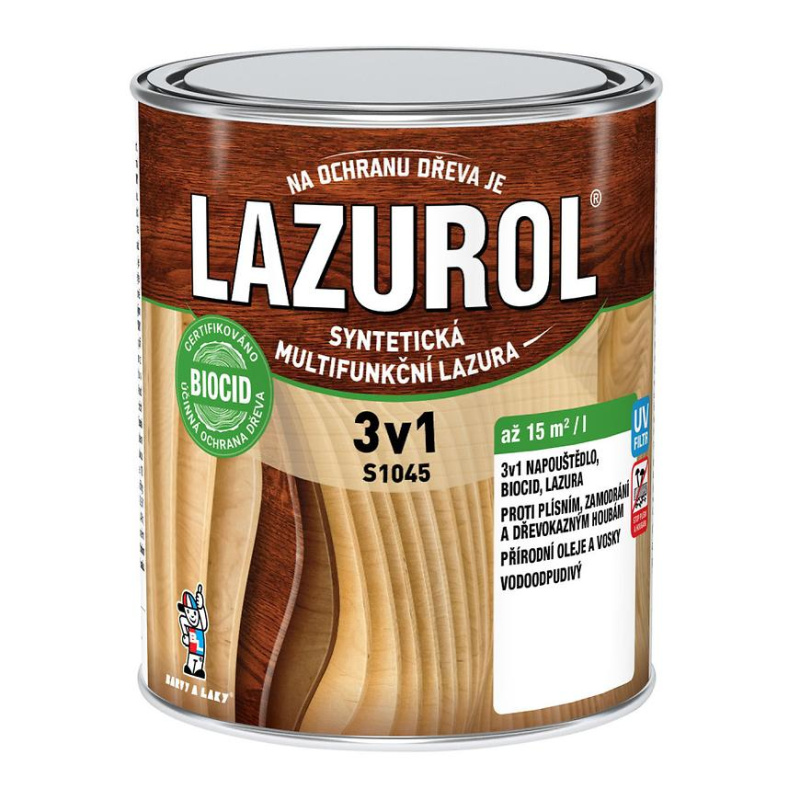 Lazurol 3V1 T023 teak  0,75l