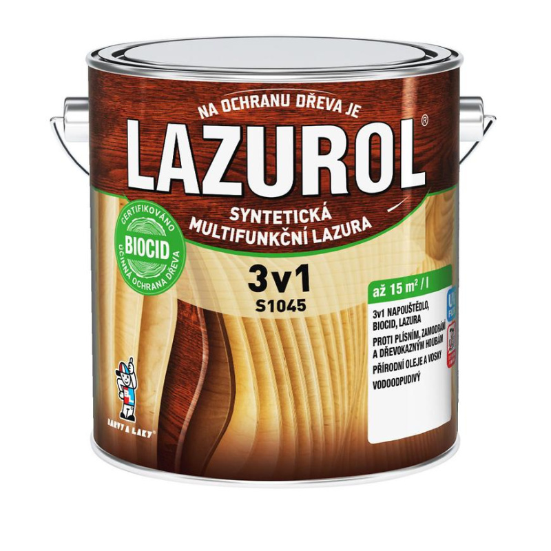 Lazurol 3V1 T064 buk  2,5l