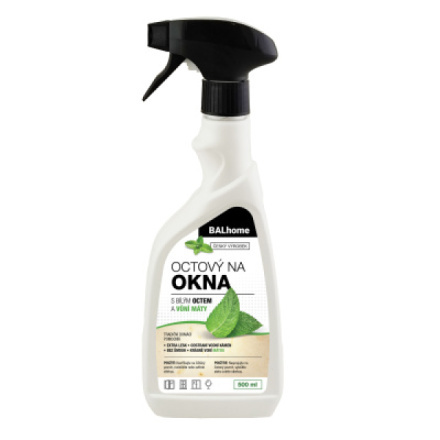 Balhome octový čistič na okna 500 ml, rozprašovač