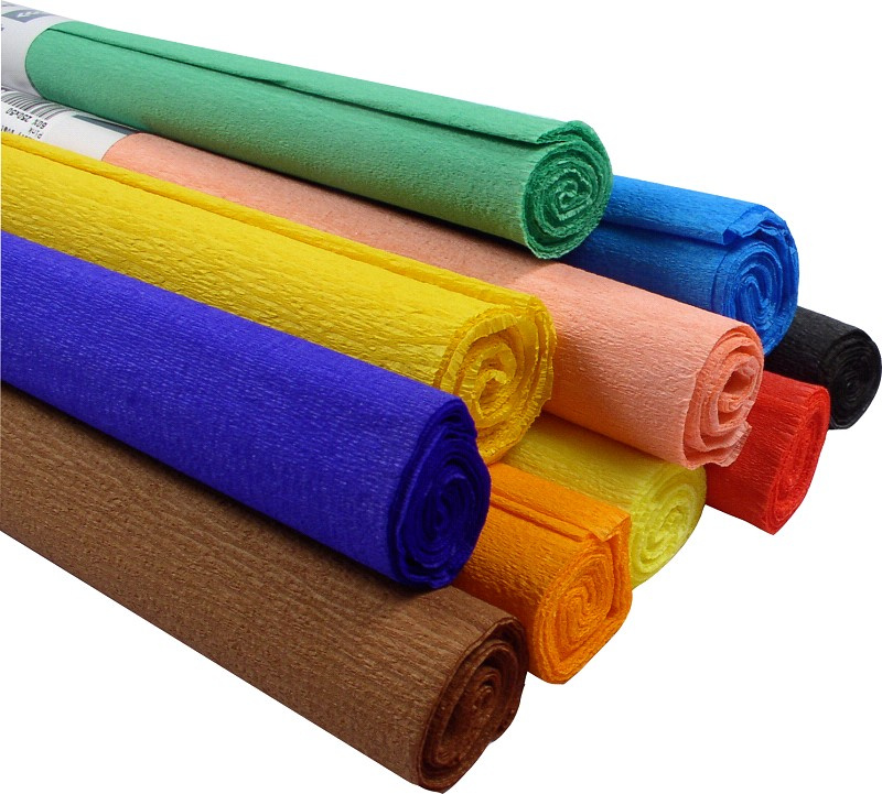 Krepový papír role 50x250cm - červený 145