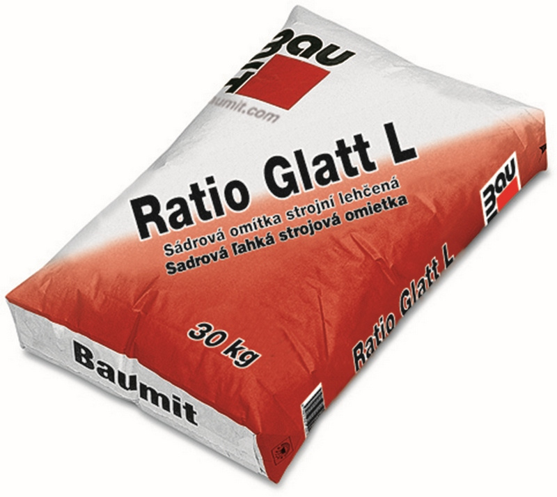 Omítka sádrová Baumit Glatt L hlazená 1 mm 30 kg