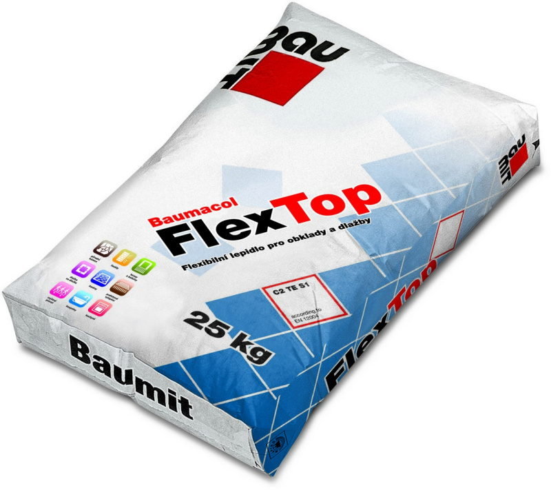 Lepidlo cementové C2TE S1 Baumit Baumacol FlexTop 25 kg
