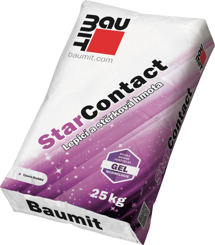 Hmota lepicí a stěrková Baumit StarContact 25 kg