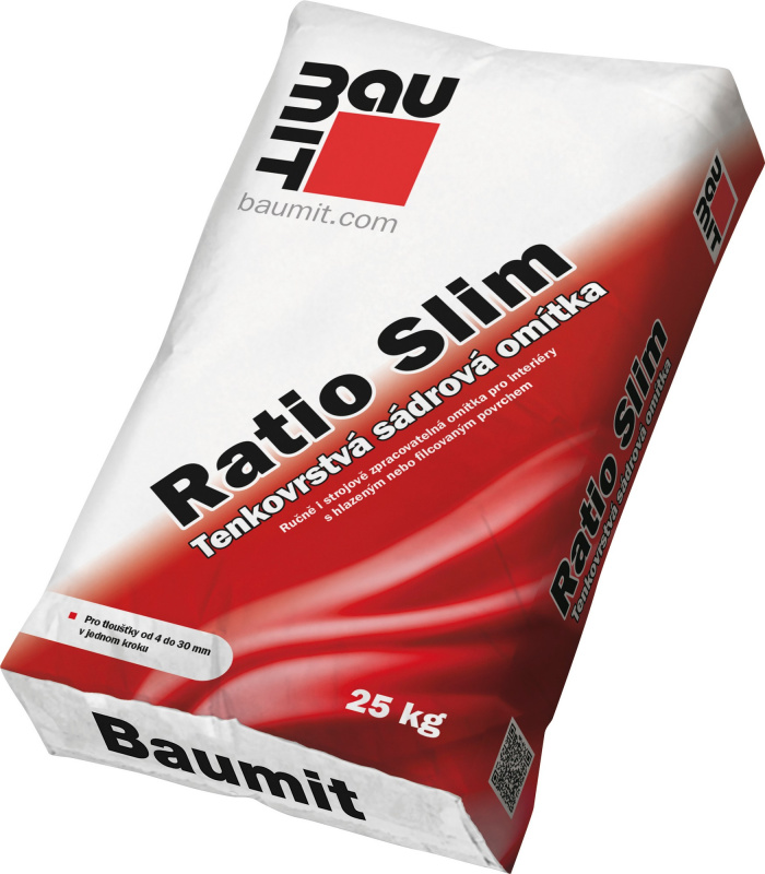 Omítka sádrová Baumit Ratio Slim 0,6 mm 25 kg