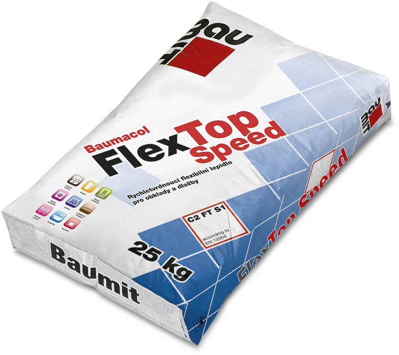 Lepidlo cementové C2FT S1 Baumit Baumacol FlexTop Speed 25 kg