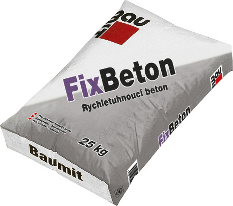 Beton rychletuhnoucí Baumit FixBeton 25 kg
