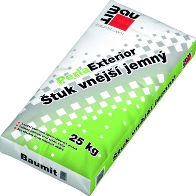 Omítka štuková Baumit PerlaExterior 0,6 mm 25 kg