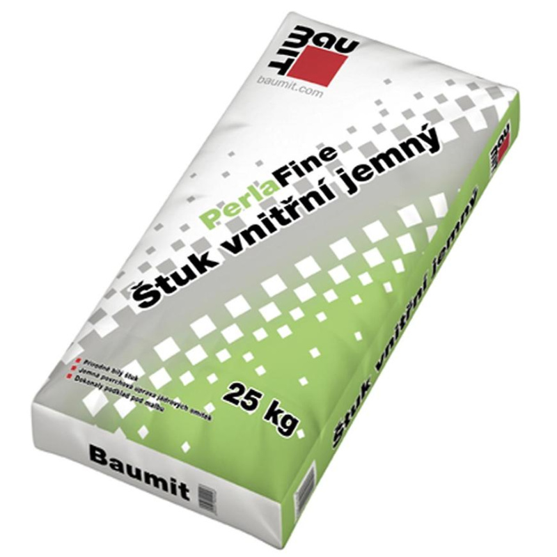 Omítka štuková Baumit PerlaFine jemná 0,3 mm 25 kg