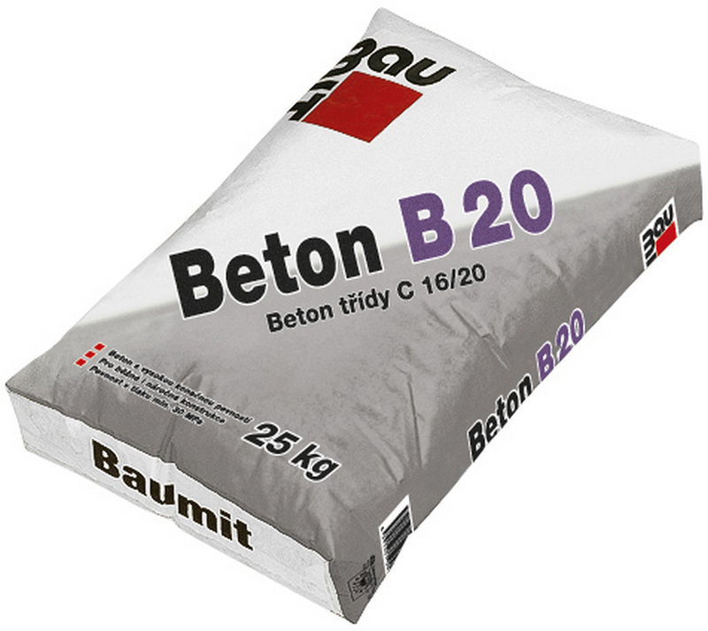 Beton C16/20 Baumit Beton B 20 25 kg