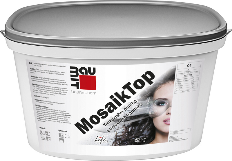 Omítka dekorativní Baumit MosaikTop Essential Line 25 kg