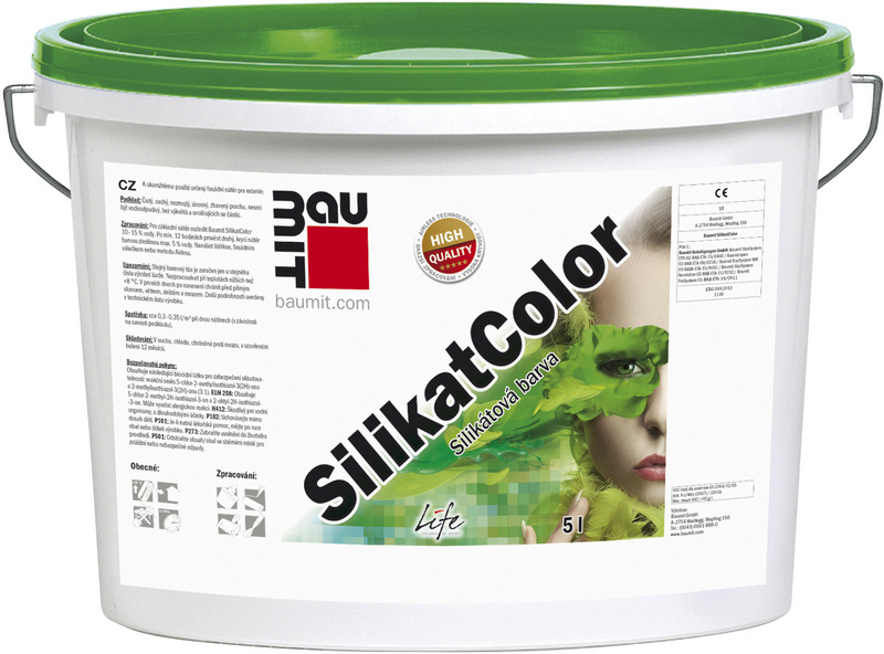 Barva fasádní silikátová Baumit SilikatColor probarvená 5 l