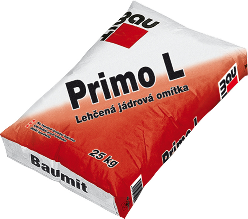 Omítka vápenocementová lehčená BaumitPrimo L 25 kg