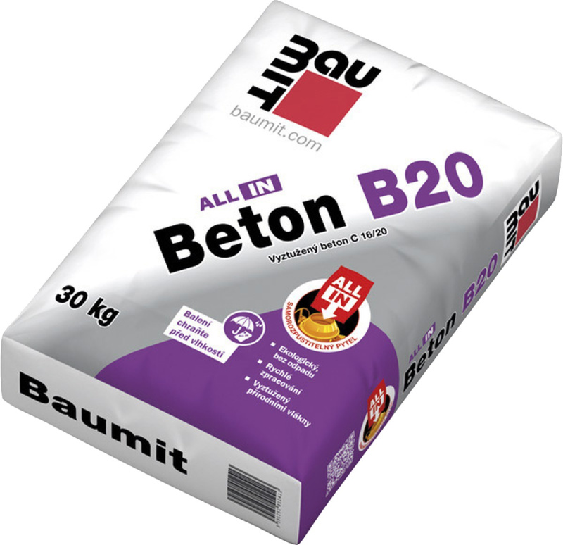 Beton konstrukční Baumit Beton B 20 ALL IN 30 kg