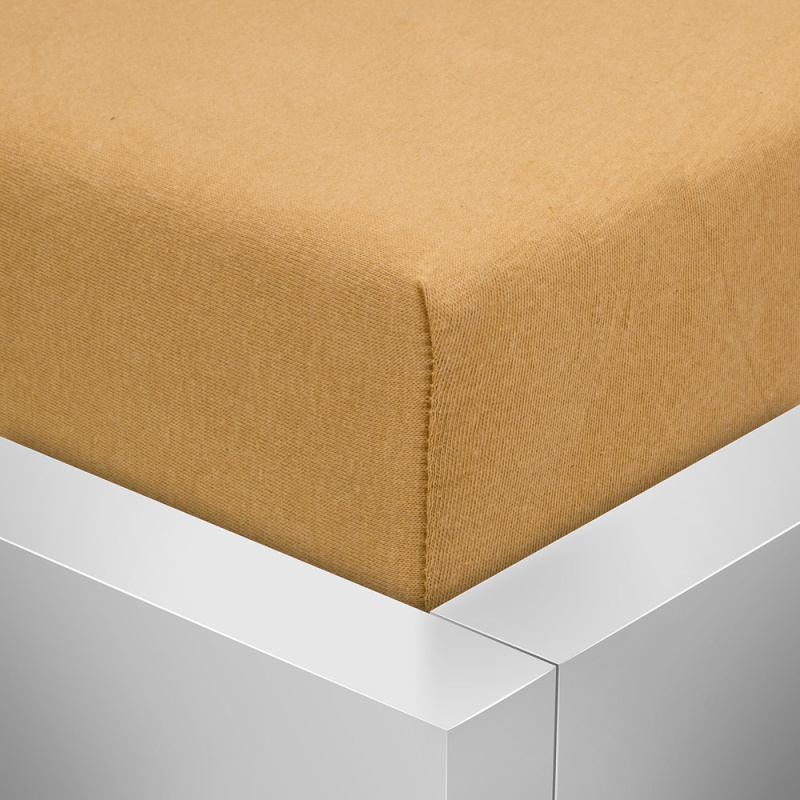 TP Jersey prostěradlo 90x200 Premium - Jantarová