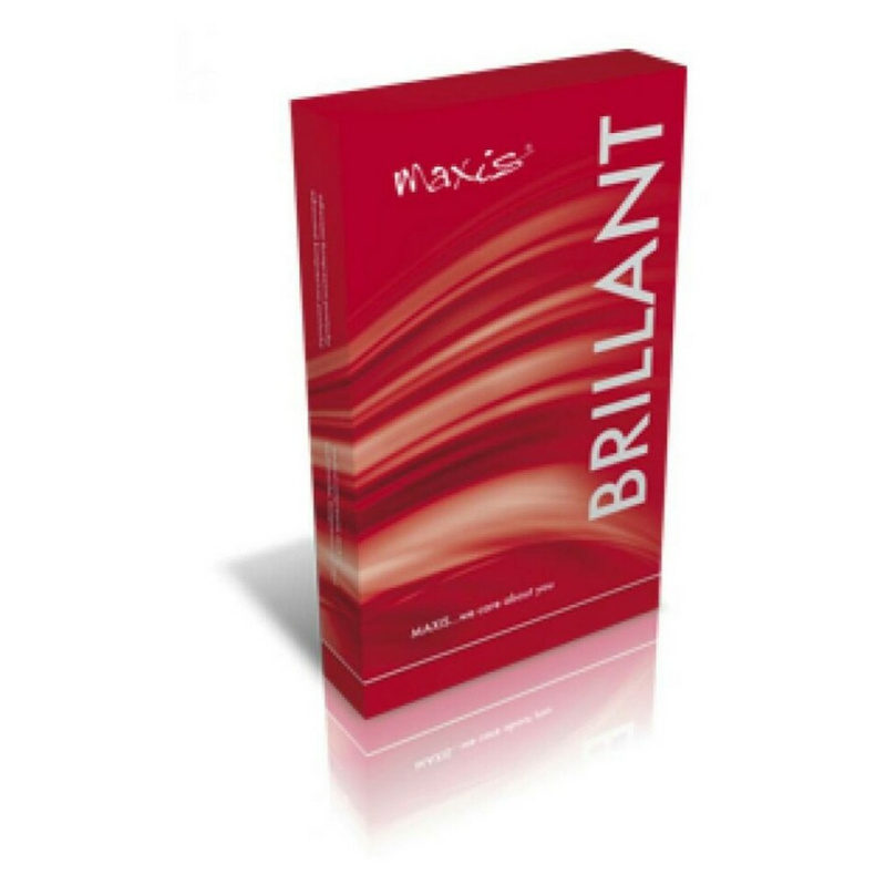 MAXIS Brillant stehenní punčochy krátké s lemem bronz bez špičky, Velikost: 8