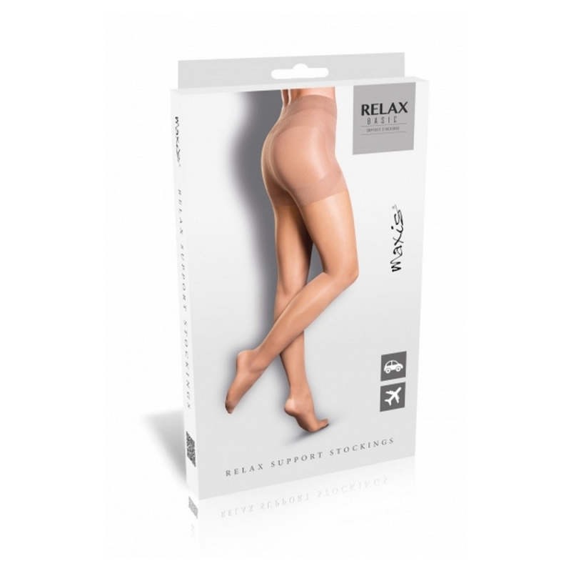 MAXIS Relax basic punčochové kalhoty světlé, Velikost: L