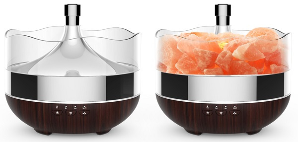Hütermann  A15 smart aroma difuzér 400ml tmavý - dálkově ovládaný přes wifi - TUYA