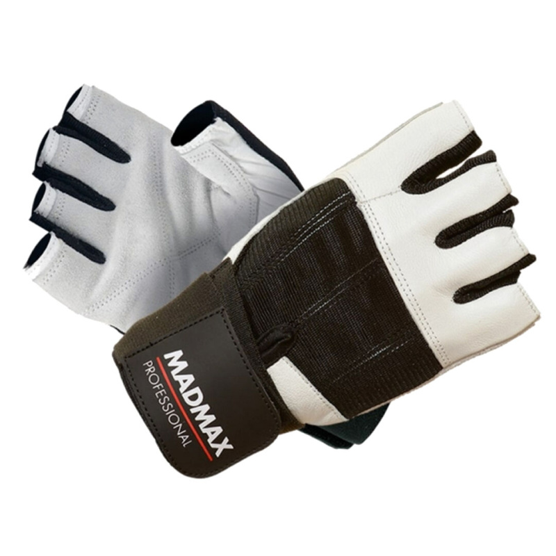 Mad Max Rukavice Professional MFG269 White - XL