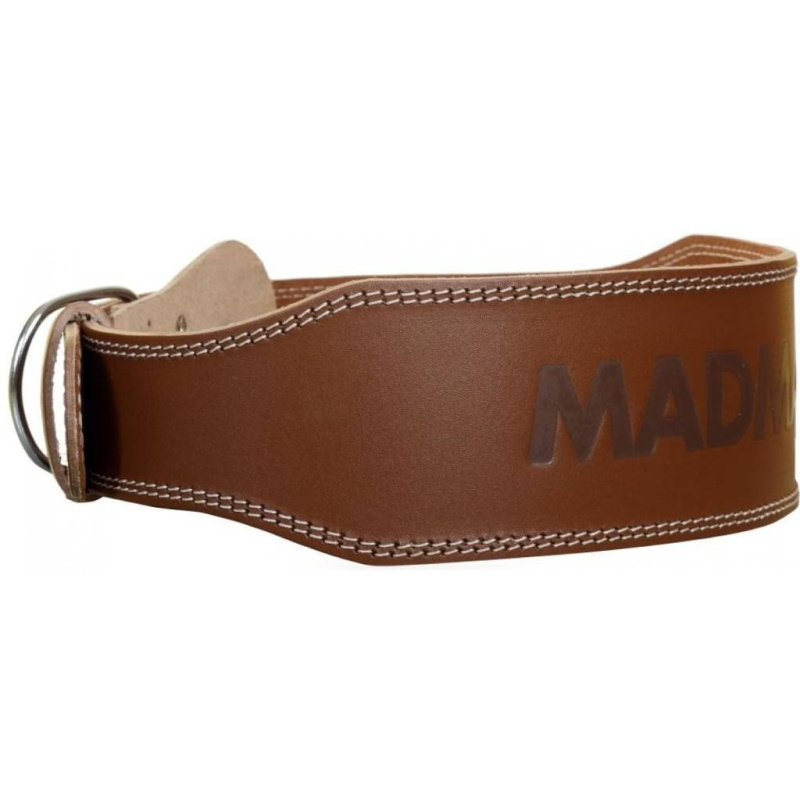 MADMAX Fitness opasek MFB246 CELOKOŽENÝ - Brown Velikost: XXL