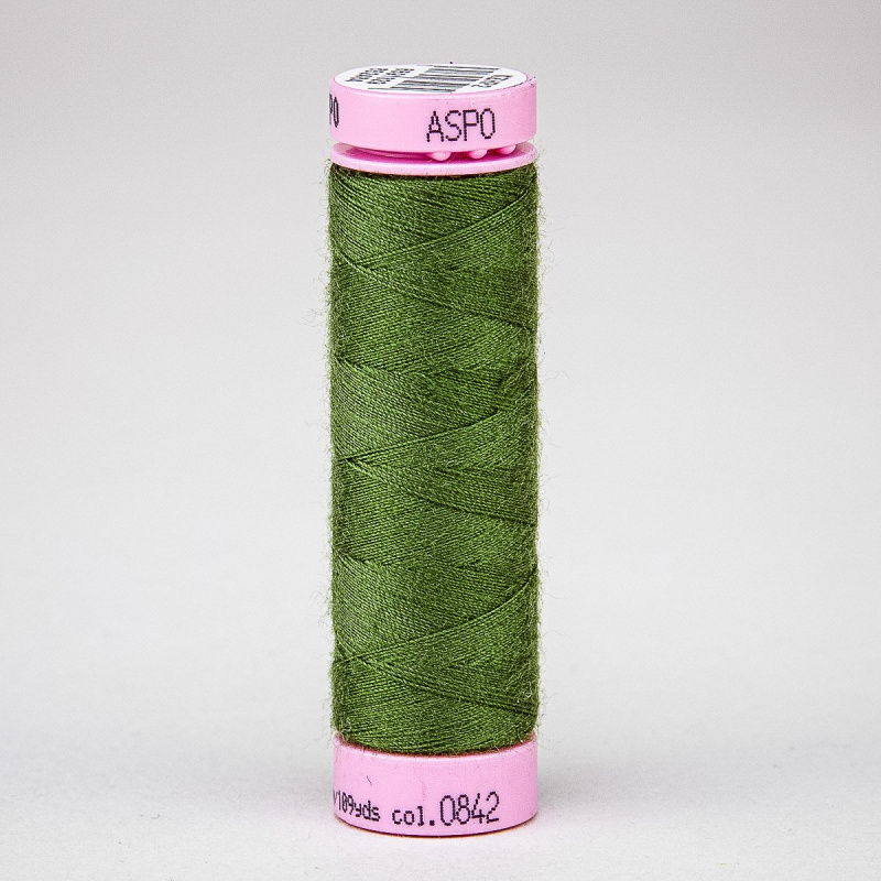 Amann Univerzální šicí nit ASPO 120 polyesterová, zelená 0842, návin 100m