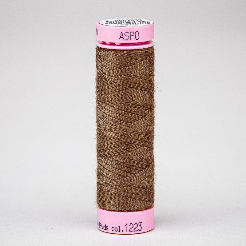 Amann Univerzální šicí nit ASPO 120 polyesterová, hnědá 1223, návin 100m