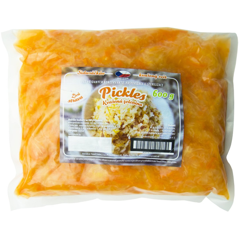 Fond Sidus Pickles, kvašená zelenina, sáček