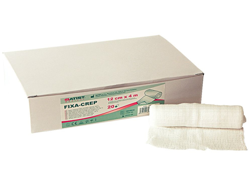 BATIST Fixa Crep Obinadlo fixační 12cm x 4m 20 kusů