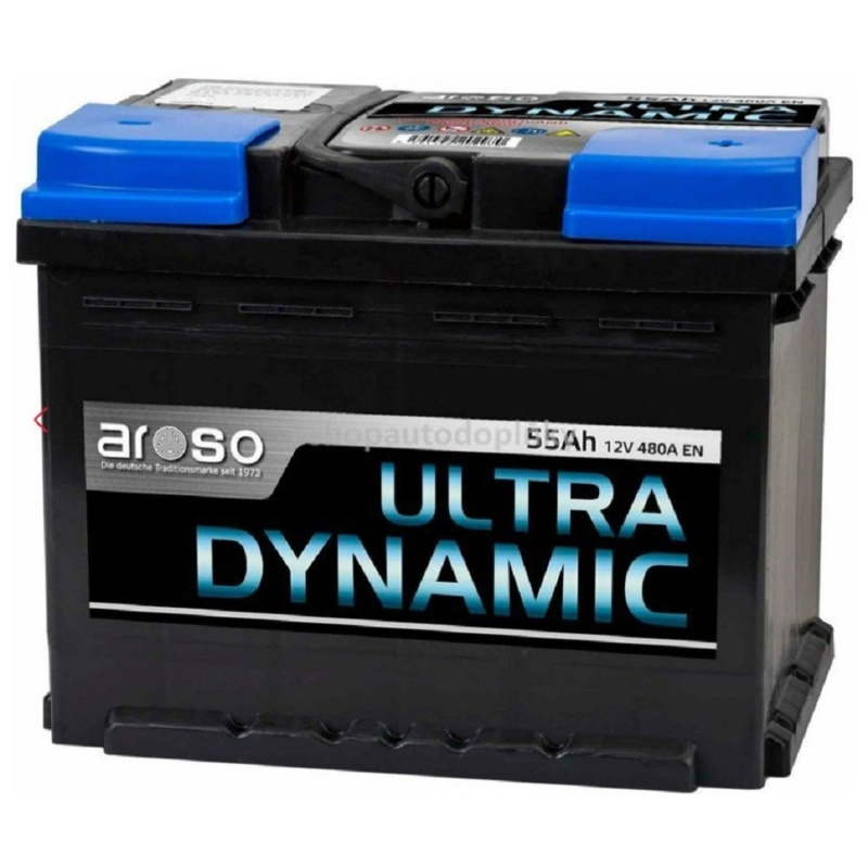 Aroso Autobaterie kyselino-olověná Ultra Dynamic 55 Ah/480 A