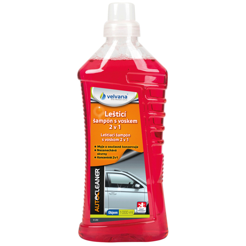 Autošampon s voskem Velvana (1l)