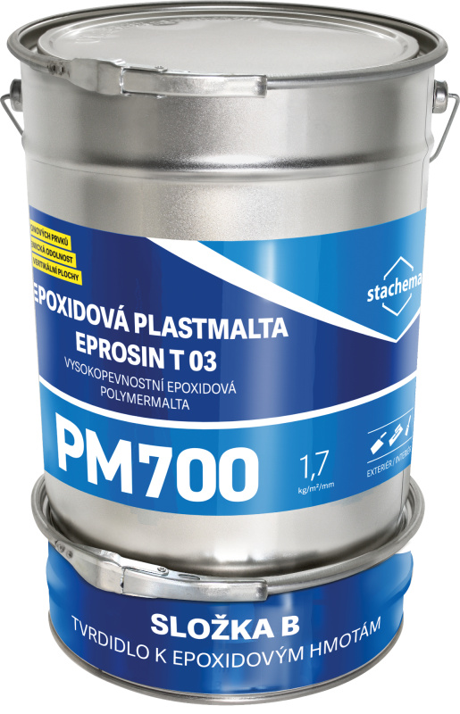Epoxidová plastmalta Stachema PM700 / Eprosin T 03 set 6 kg
