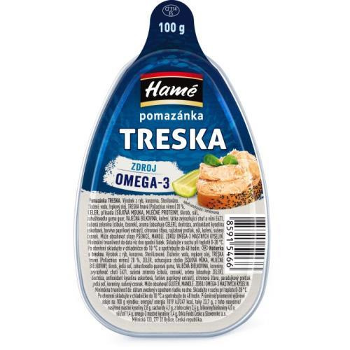 Hamé pomazánka treska 100g