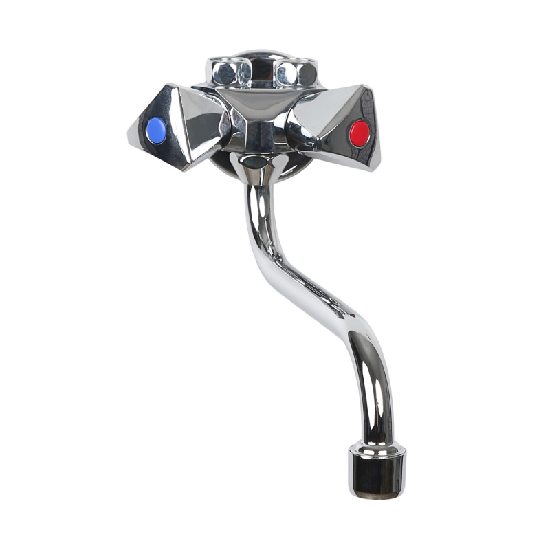 Wterm Beztlaká umyvadlová/dřezová dvoukohoutková baterie D, 150 mm