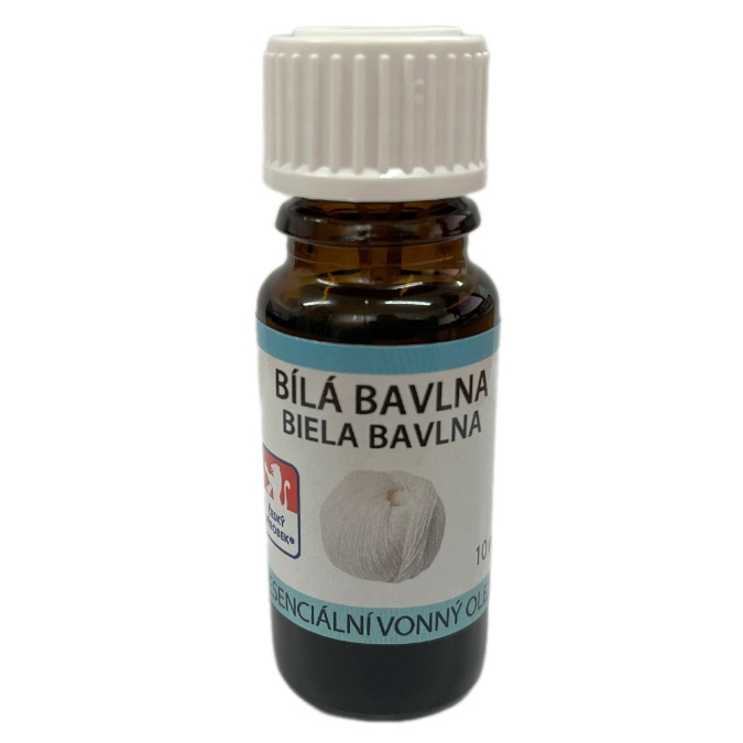 Esenciální vonný olej - bílá bavlna (10ml)