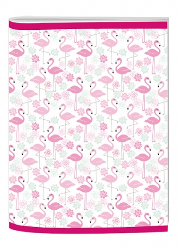 Sešit A4 Trend linkovaný Flamingo