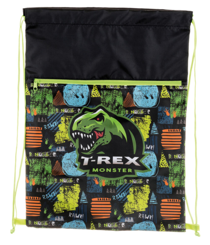 Sáček na přezůvky - T-rex