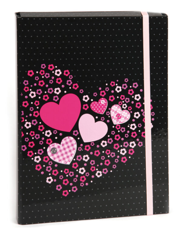 Box na sešity s klopou A4 STIL (Helma) - Sweet Heart