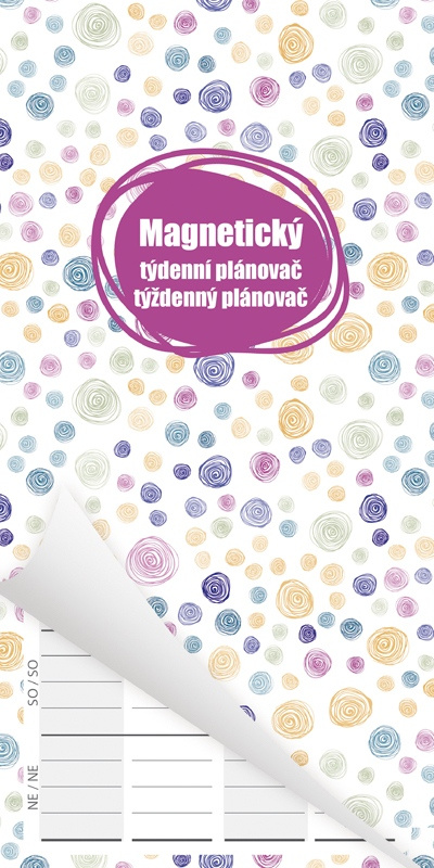 Magnetický týdenní plánovač pro celou rodinu Helma 365