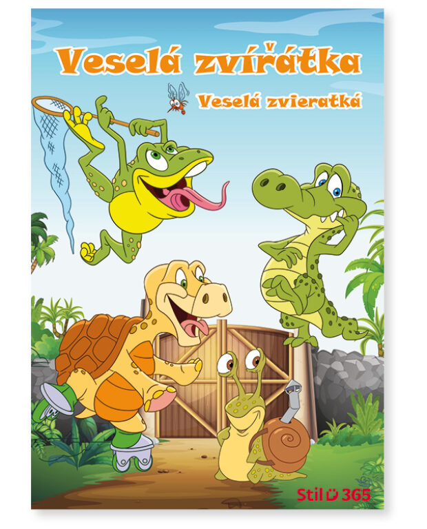 Omalovánka A5 Veselá zvířátka Helma 365
