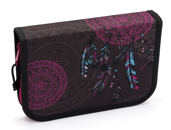 Školní penál jednopatrový Mandala Dream Helma 365