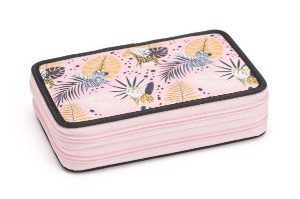 Školní penál dvoupatrový Tropical Helma 365