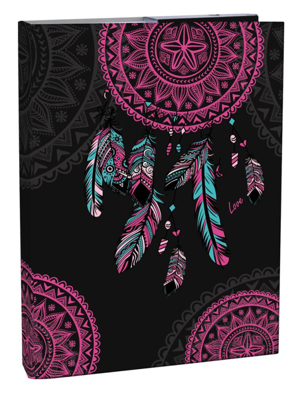 Box na sešity A5 - s gumou, Mandala dream