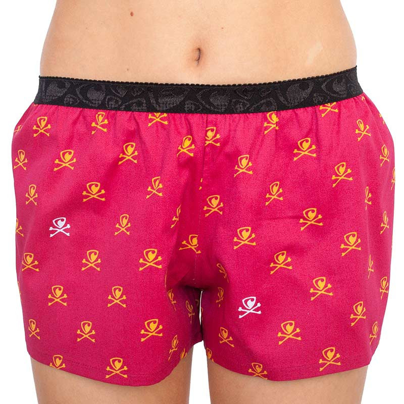 Dámské trenky Represent small bones vínové (R0W-BOX-0704) L, trenýrky