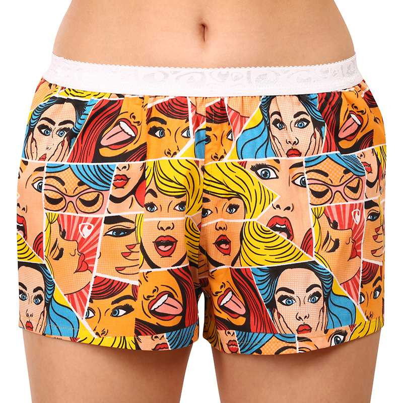 Dámské trenky Represent pop art babes (R2W-BOX-0714) M, trenýrky