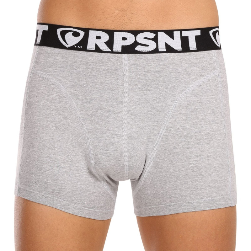 Pánské boxerky Represent Sport šedé (R3M-BOX-0404) XXL, trenky / trenýrky