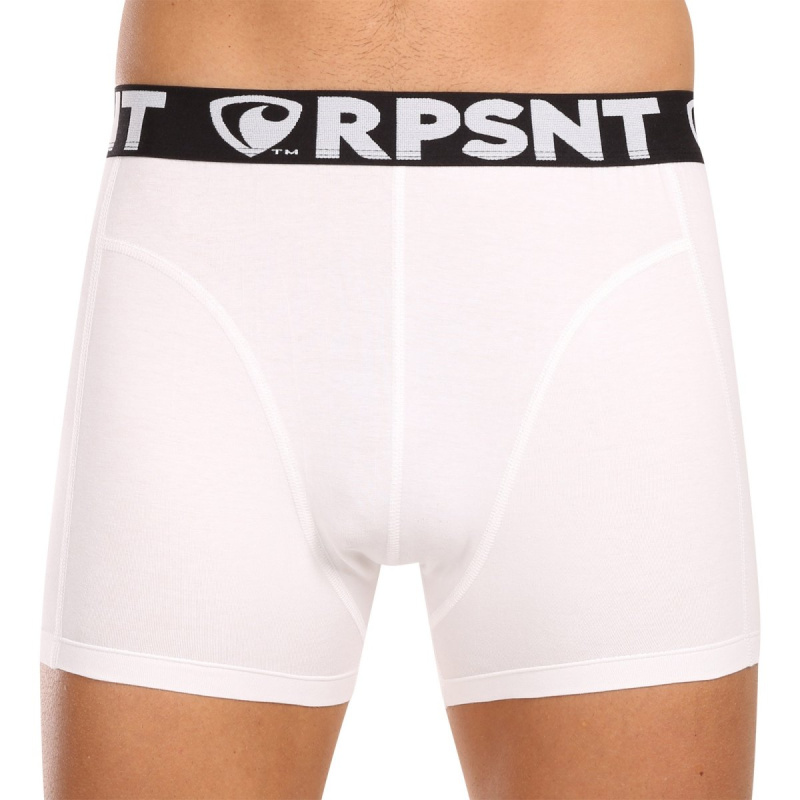 Pánské boxerky Represent Sport bílé (R3M-BOX-0406) M, trenky / trenýrky