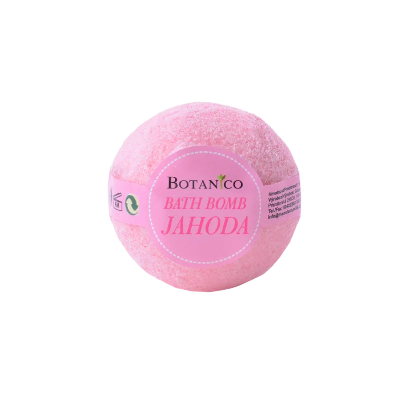 Botanico Bomba do koupele Jahoda 50 g