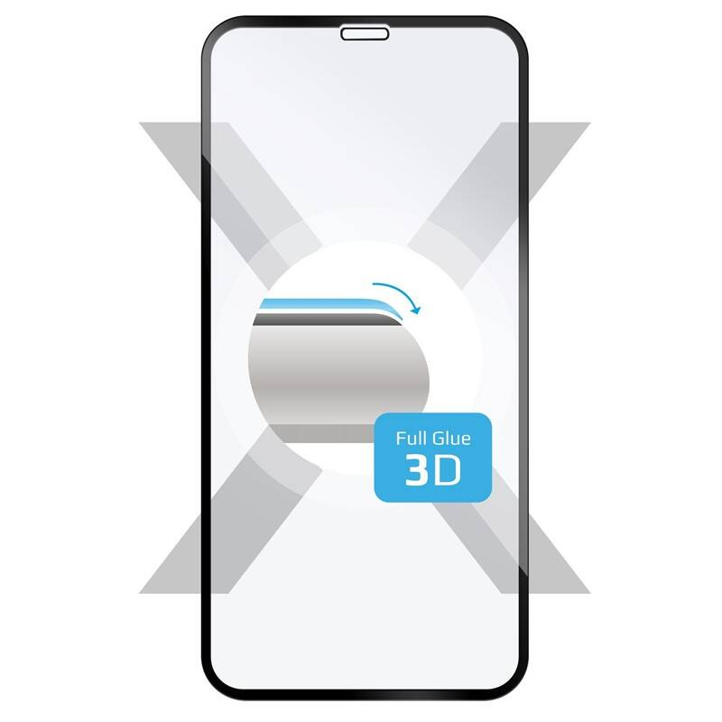 FIXED 3D Full-Cover pro Apple iPhone X FIXG3D-230-033BK Černá