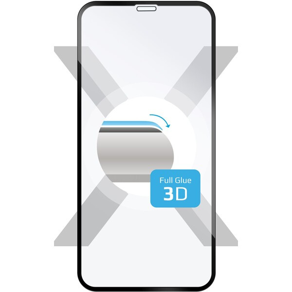 FIXED 3D Full-Cover pro Apple iPhone XR FIXG3D-334-BK Černá