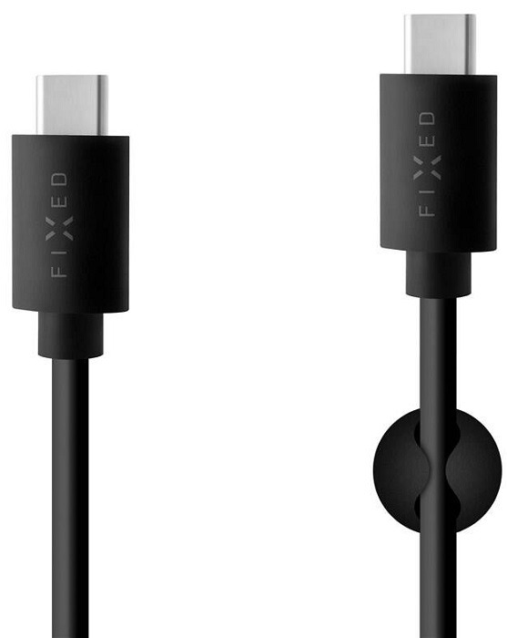 Kabel FIXED USB-C/USB-C a podporou PD / 1 m / černá Varianta: ivi1