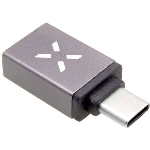 FIXED Link hliníková redukce z USB-A na USB-C 3.0 šedá